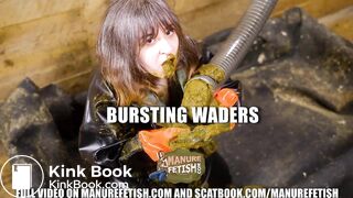 Cowshit Bursting Waders, ScatKings.com Scat Porn 18 ScatKings.com Scat Porn