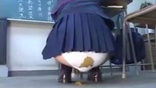 Japanese college girl pooping in white panties, ScatKings.com Scat Porn 3 ScatKings.com Scat Porn